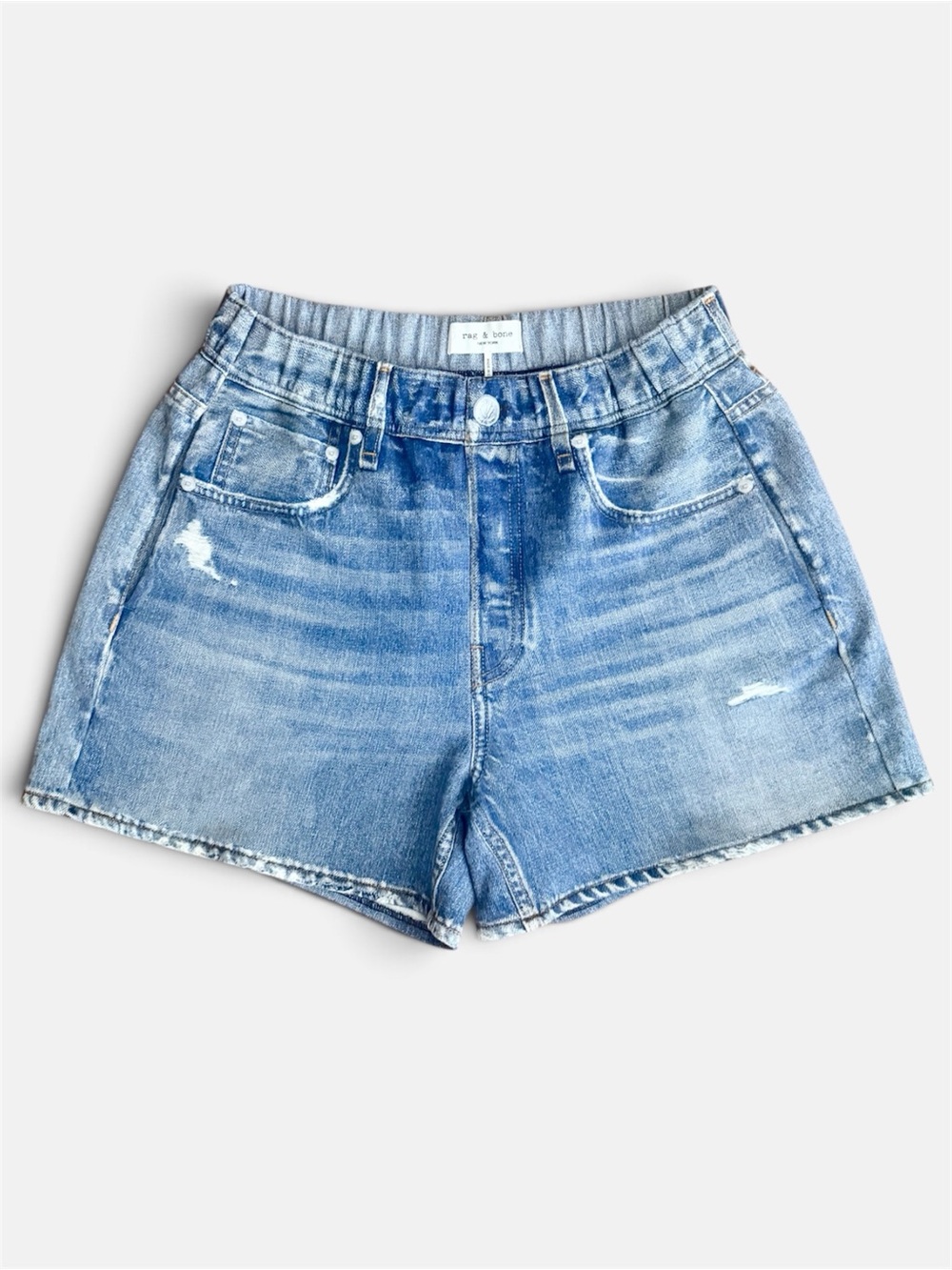 rag & bone Women's Miramar Terry Walking Shorts | Brooke wash | Size Small - Picture 6 of 15